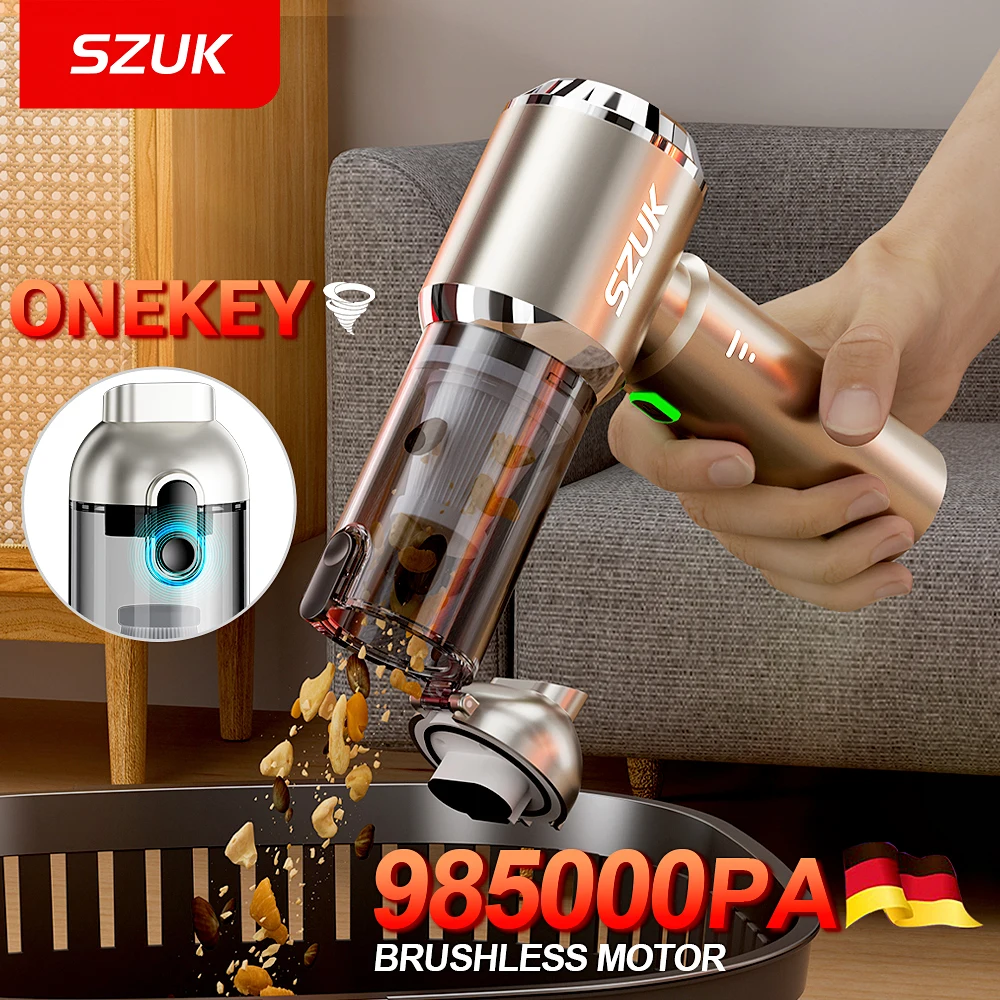 שואב אבק לרכב SZUK 985000PA – אלחוטי, קומפקטי ורב עוצמה עם שלוש מהירויות, מסנן HEPA וכוח יניקה חזק. מתאים לרכב ולבית, קל לנשיאה ולשימוש. משלוחים חינם ושירות בעברית!