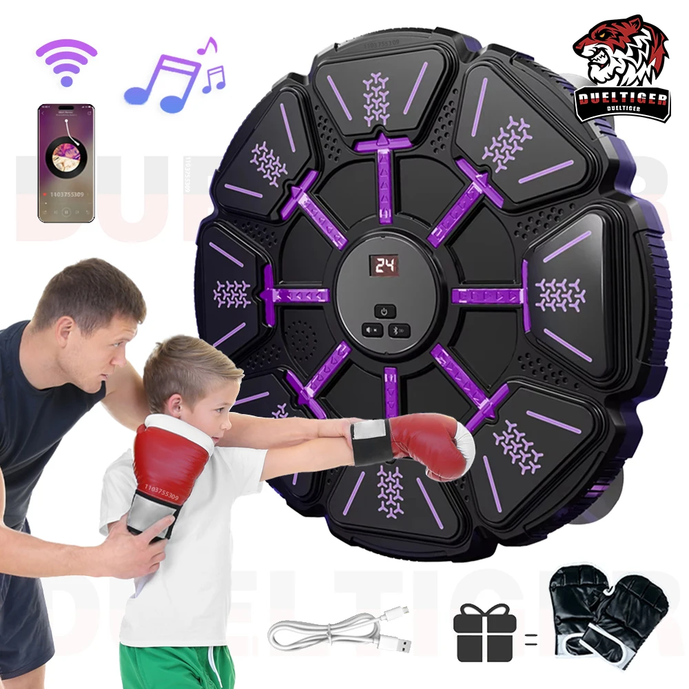 מכונת איגרוף חכמה DUELTIGER 2025 עם Bluetooth – מאמן אגרוף אלקטרוני לבית ומועדון, כולל כפפות ורצועות גומי. הזמינו עכשיו באתר WorldGadgeta עם משלוח מהיר והחזרות חינם!