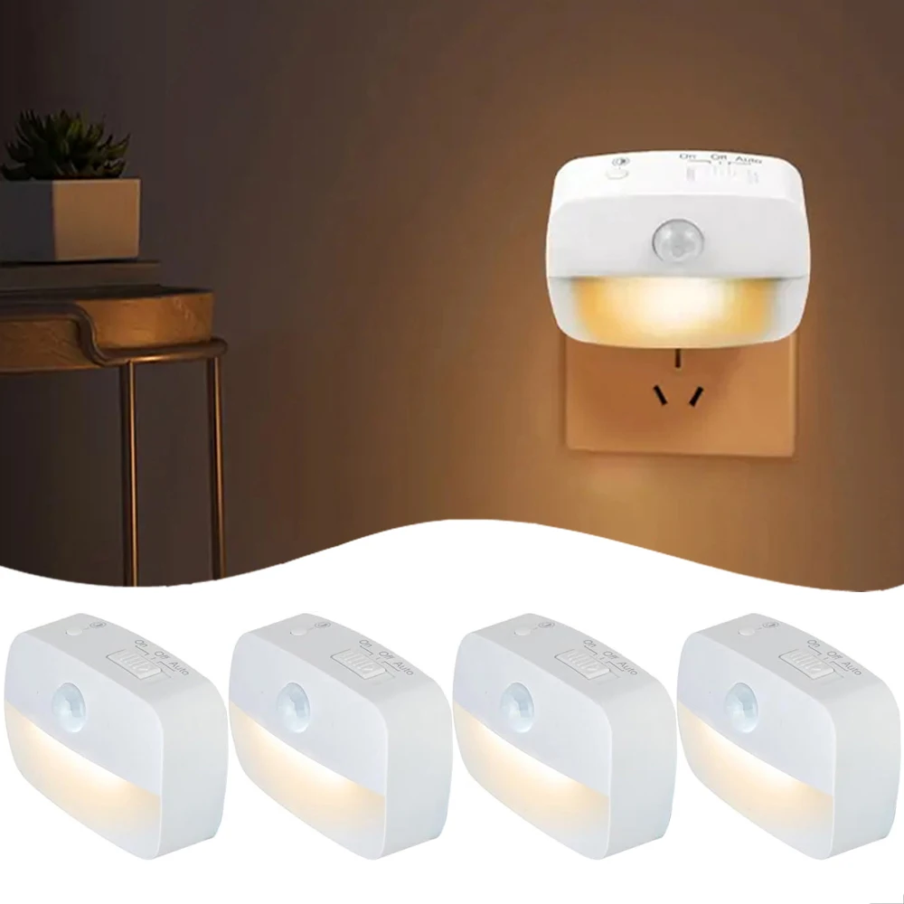 מנורת לילה LED חיישן תנועה