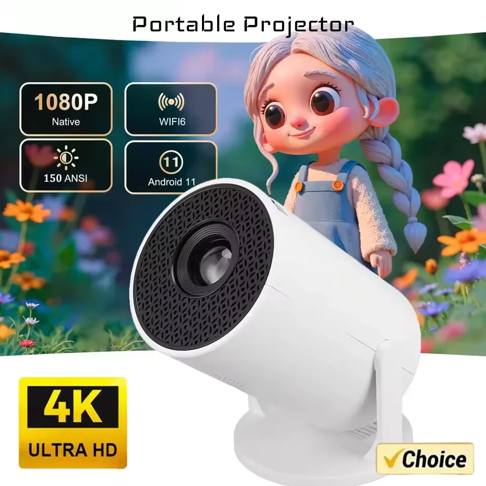 מקרן חכם 4K נייד