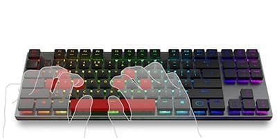 מקלדת גיימינג מכנית אלחוטית Cooler Master SK631 RGB