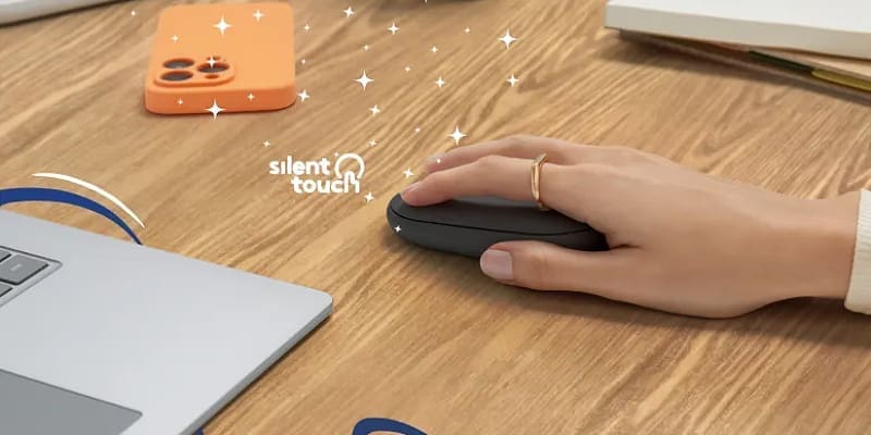 עכבר אלחוטי Logitech M350s Pebble 2 שחור